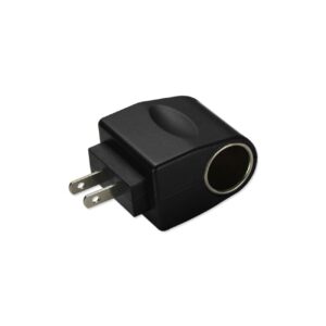 REIKO 650MAH AC TO DC WALL ADAPTER TO CAR CHARGER IN BLACK