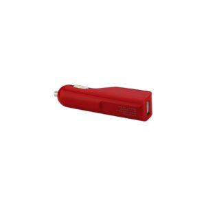 REIKO MICRO USB 1 AMP CAR CHARGER IN RED
