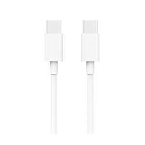 USB C TO TYPE C CHARGE & SYNC DATA CABLE 3.3 FT IN WHITE