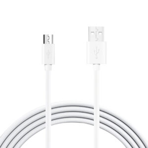Reiko 3.3FT PVC Material Micro USB 2.0 Data Cable In White And Simple Packaging-DC27A-MICROWH
