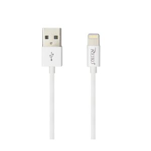 REIKO IPHONE 3FT LIGHTING CERTIFIED USB DATA CABLE IN WHITE