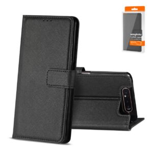 Reiko SAMSUNG GALAXY A80 3-In-1 Wallet Case In BLACK