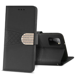 Reiko Samsung Galaxy A02S  3-In-1 Wallet Case In Black