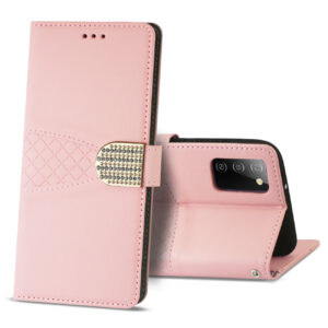 Reiko Samsung Galaxy A02S  3-In-1 Wallet Case In Pink