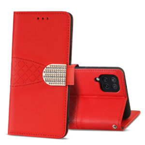 Reiko Samsung Galaxy A12 5G 3-In-1 Wallet Case In Red