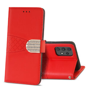 Reiko Samsung Galaxy A32 5G  3-In-1 Wallet Case In Red