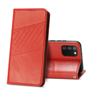 Reiko Samsung Galaxy A02S 3-In-1 Wallet Case In Red