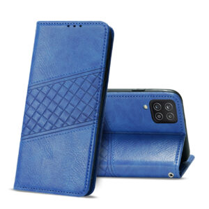 Reiko Samsung Galaxy A12/5G 3-In-1 Wallet Case In Blue