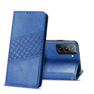 Reiko Samsung Galaxy S21 FE 3-In-1 Wallet Case In Blue (FC30-SAMS21FEBL)