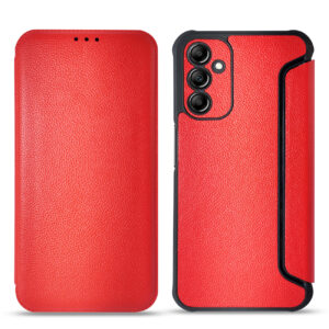 Magnetic wallet Leather phone case For Samsung Galaxy A14 5G In Red (FC36-SAMA14-5GRD)
