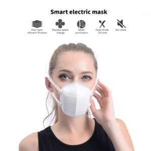 Smart Electric Mask with 4-Layer  efficient filtration