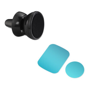 REIKO UNIVERSAL AIR VENT MAGNETIC CAR MOUNT PHONE HOLDER IN BLACK  SKU:HLD10-BK