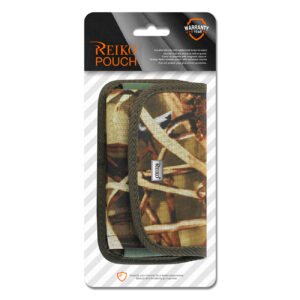 Reiko Horizontal Rugged Pouch With Velcro and Metal Belt Clip In Camouflage (6.6 x 3.5 x 0.7 Inches)