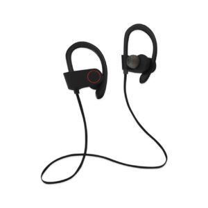 UNIVERSAL SPORT BLUETOOTH HEADPHONES WITH HD SOUND QUALITY AND SWEAT PROOF IN BLACK HSBT1560-UNIBK