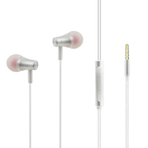 Universal Super Bass Earphones in White-HS107WH