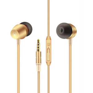 High Quality Sound  Universal In-ear Earphones In Gold-HSH11GD