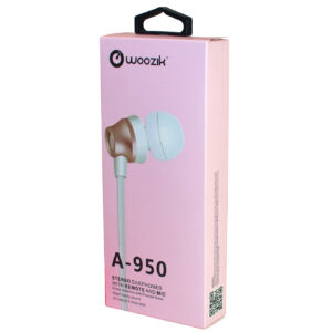 Stereo Earphones With Remote and Mic In Rose Gold
