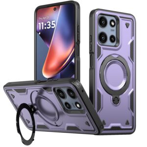 Reiko 360Â¡Ã£ Rotating Magnetic Versatile Stand Gray Compatible with Motorola Moto G Stylus 5G 2025