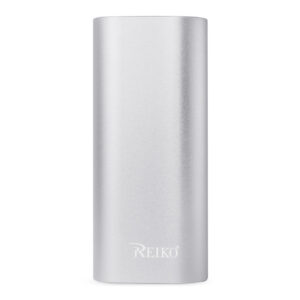 REIKO 4800MAH UNIVERSAL POWER BANK WITH MICRO CABLE IN SILVER SKU:PB4800-SL