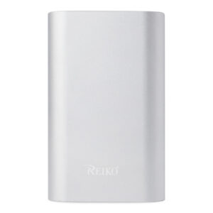 REIKO 6800MAH UNIVERSAL POWER BANK WITH TWO USB-A Ports and ONE USB-C IN SILVER SKU:PB6800-SL