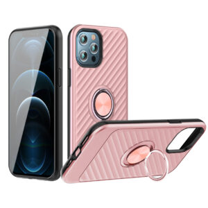 Phone Case with Ring Holder APPLE IPHONE 12 PRO MAX In Rose Gold