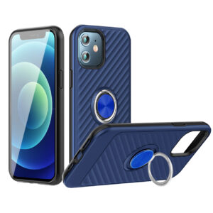 Phone Case with Ring Holder APPLE IPHONE 12 MINI In Blue