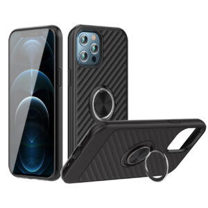 Phone Case with Ring Holder APPLE IPHONE 12/IPHONE 12 PRO In Black