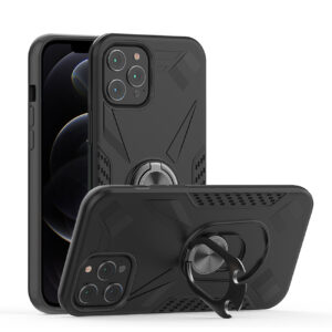 APPLE IPHONE 12 PRO MAX Case with Ring Holder In Black