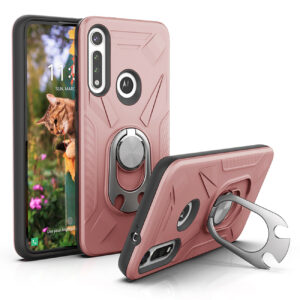 Motorola Moto G Fast Ultra Case with Ring Holder In Rose Gold