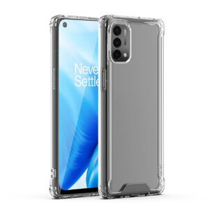 Reiko High Quality 2X Clean PC and TPU Bumper Case In Clear For ONEPLUS NORD N200 5G