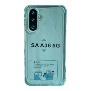 Reiko High Quality 2X Clean PC and TPU Bumper Case In Clear For Samsung Galaxy A36 (PC09-SAMSA36-5GCL)