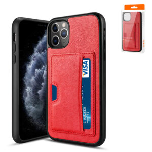 Reiko APPLE IPHONE 11 PRO Card Pocket Case In Red