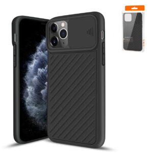 Reiko Camshield Series Case With Slide Camera CoverTpu Case For APPLE IPHONE 11 PRO In Black