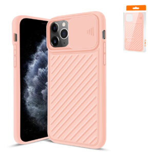 Reiko Camshield Series Case With Slide Camera CoverTpu Case For APPLE IPHONE 11 PRO In PIn k