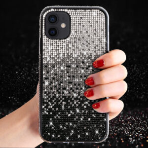 Reiko Design Diamond Case For APPLE IPHONE 12 MINI  In Black