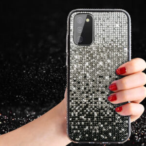 Reiko Design Diamond Case For GALAXY A02S In Black