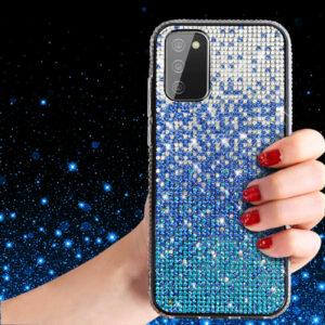 Reiko Design Diamond Case For GALAXY A02S In Blue