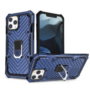 IPHONE 12/ IPHONE 12 PRO Kickstand Anti-Shock And Anti Falling Case In Blue