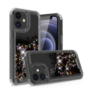 Kickstand Ring Holder TPU Shockproof Case With Magnetic Car MountAPPLE IPHONE 12 MINI In Black