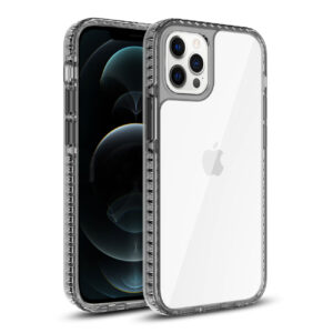 TPU Bumper Shockproof Case With Embedded Coil In BlackAPPLE IPHONE 12 PRO MAX In Black