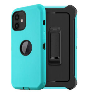 Multilayer Full Protection with Built-In Screen Protector CaseAPPLE IPHONE 12 MINI In Blue