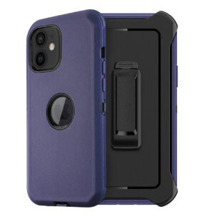 Multilayer Full Protection with Built-In Screen Protector CaseAPPLE IPHONE 12 MINI In Navy