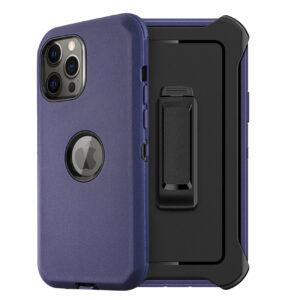 Multilayer Full Protection with Built-In Screen Protector CaseAPPLE IPHONE 12 PRO MAX In Navy