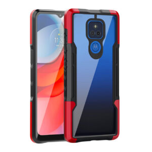 Shockproof Excellent Grip with Silky Feeling for Moto G Play 2021 In Red