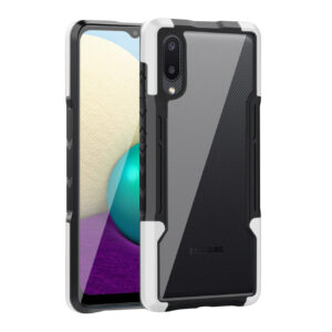 Shockproof Excellent Grip with Silky Feeling for Samsung Galaxy A20 /M02 In White