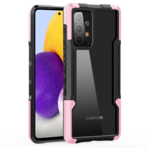 Shockproof Excellent Grip with Silky Feeling for Samsung Galaxy A72 5G In Pink
