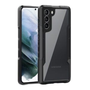 Shockproof Excellent Grip with Silky Feeling for Samsung Galaxy S21/S30 In Black