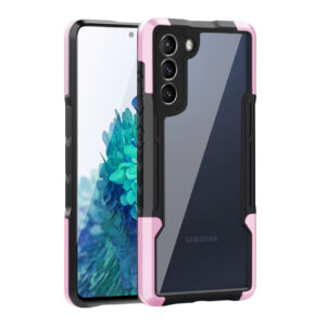 Shockproof Excellent Grip with Silky Feeling for Samsung Galaxy S21 FE In Pink