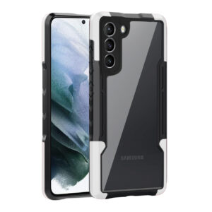 Shockproof Excellent Grip with Silky Feeling for Samsung Galaxy S21/S30 In White