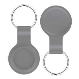 Reiko Silicone Protective Case for Apple AirTag In Gray
